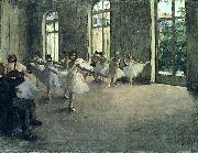 Edgar Degas The Rehearsal painting